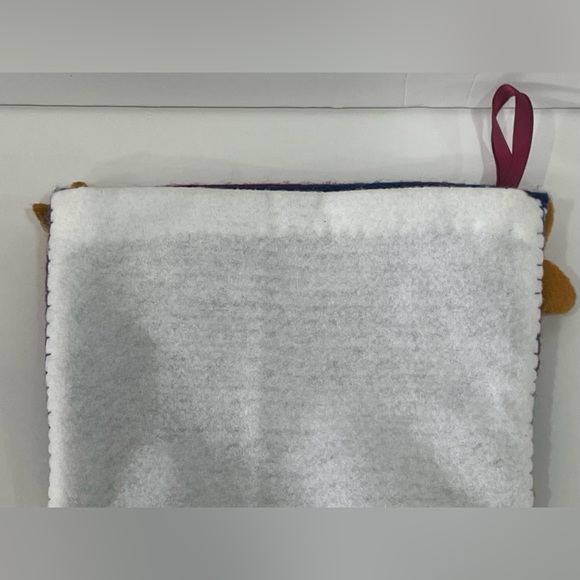 Bucilla 18” Felt Christmas Stocking “Silent Night” 85173 Nativity Completed - Picture 6 of 8